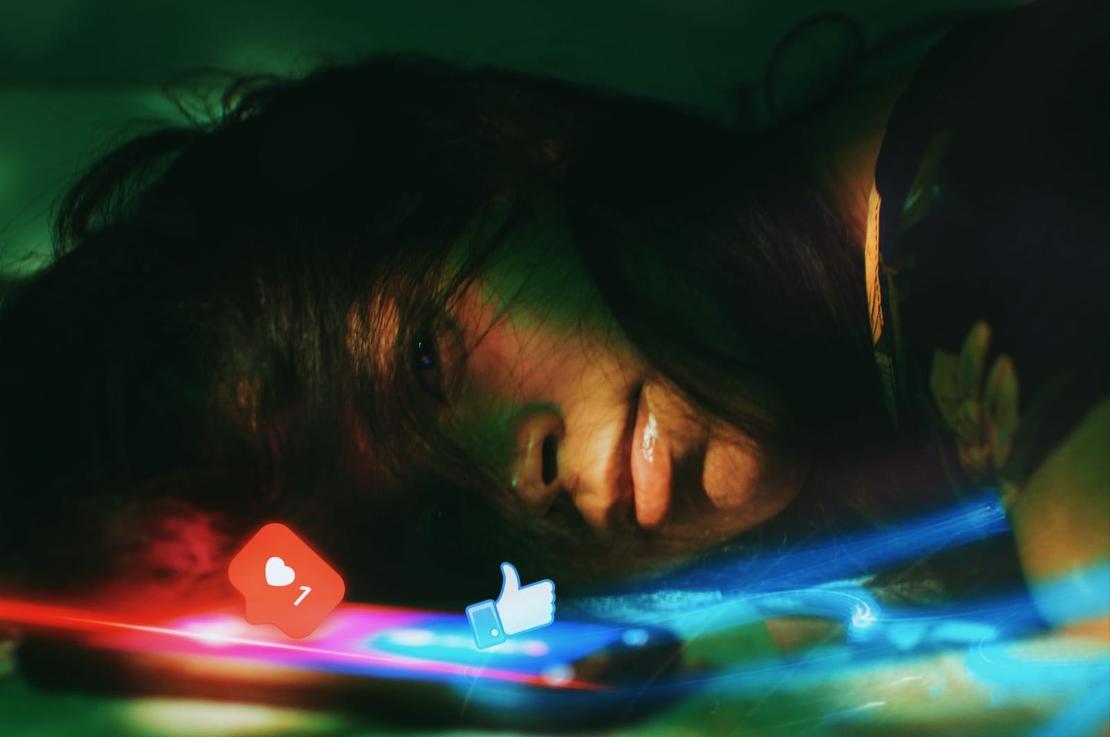 A person viewing social media on a phone, illustrating how attempts to suppress information can amplify it online.
